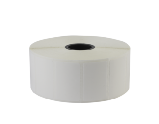 Haftetiketten 40 x 25 mm, weiß, haftend